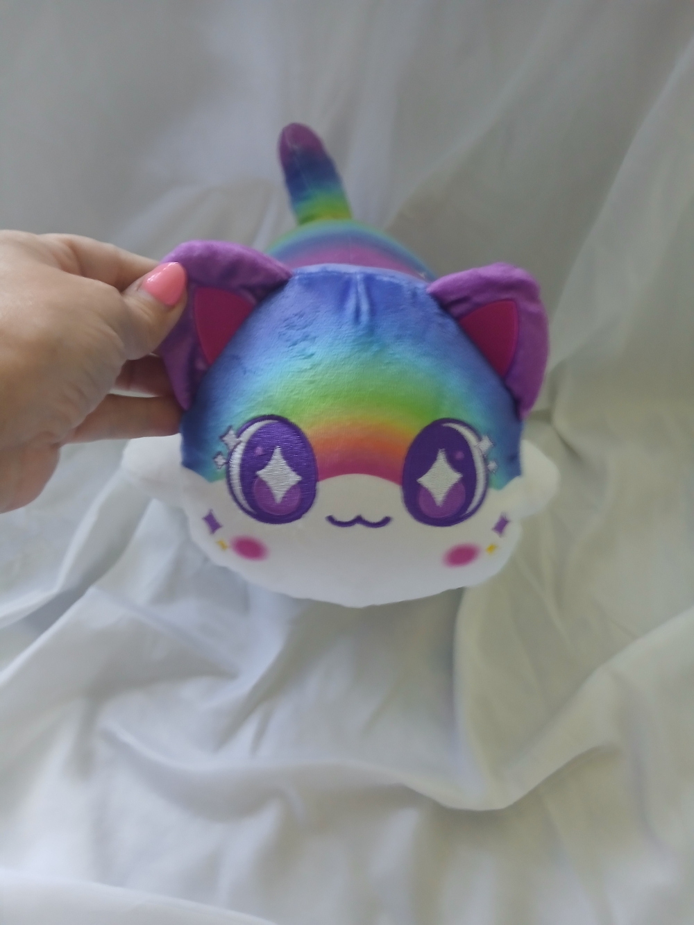 Aphmau MeeMeows Large 11" Rainbow Cat Mystery Plush Bonkers Toys Perfect Rare